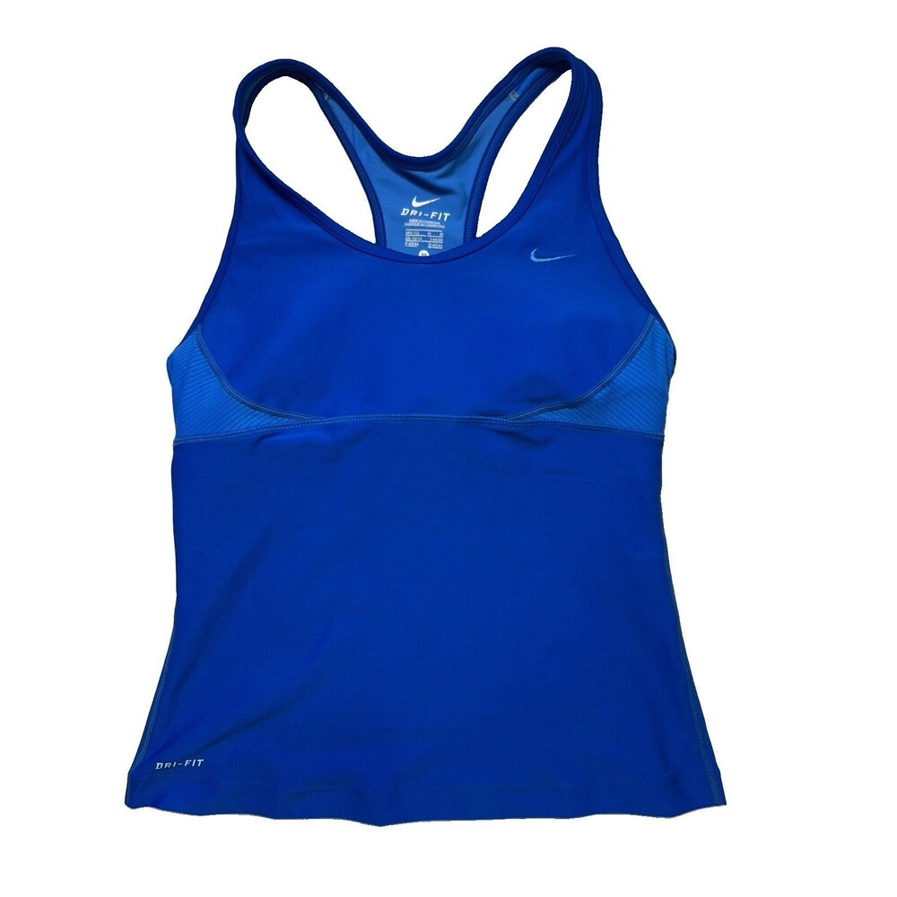 Nike dryfit women's athletic build in bra stretched tank top us size M